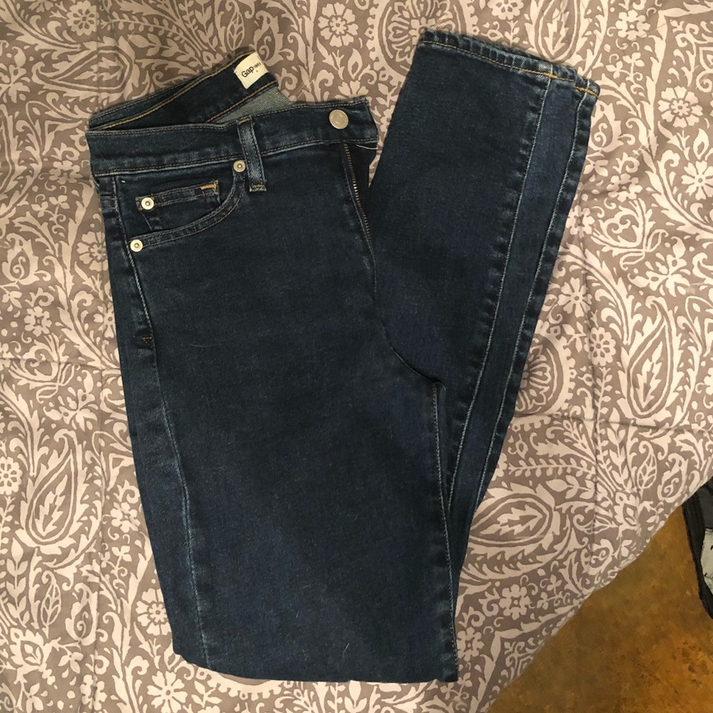 High rise skinny jeans